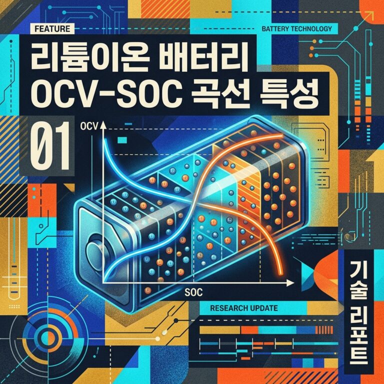 ai thumbnail poster 리튬이온 배터리 OCV SOC 곡선 특성 1789610352