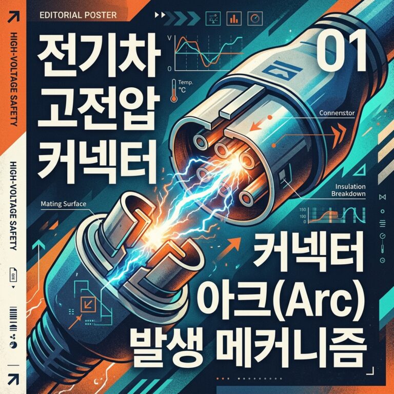 ai thumbnail poster 전기차 고전압 커넥터 아크Arc 발생 메커니즘 1789609364